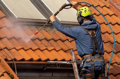 Démoussage et hydrofuge de toiture à Lano